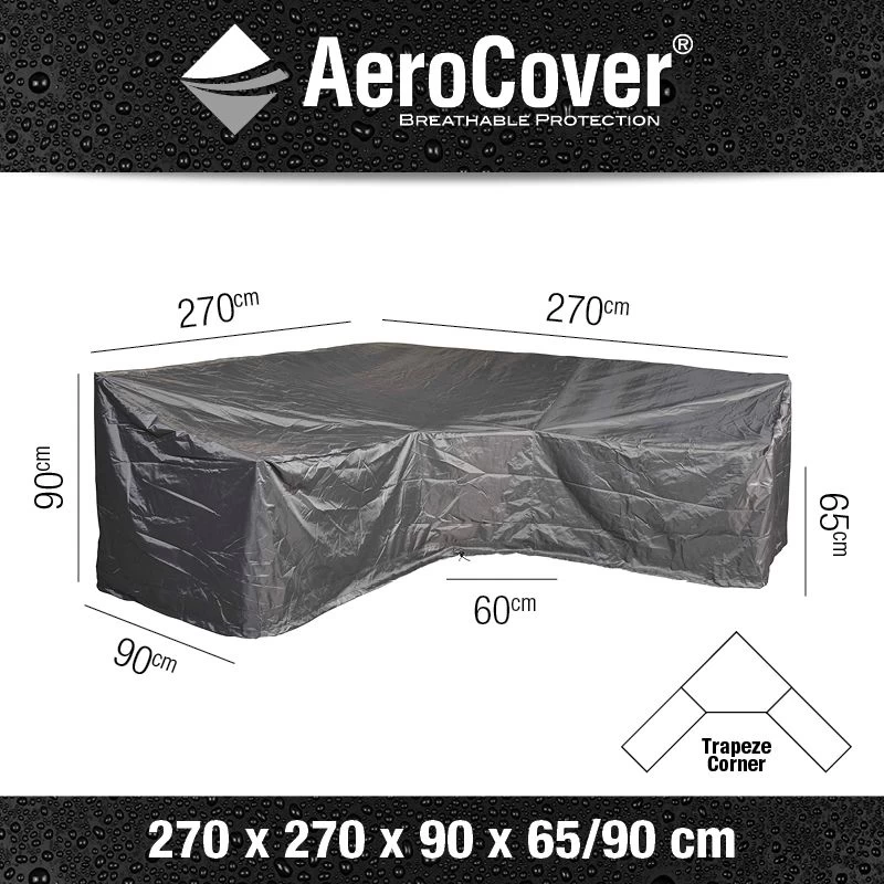 Aerocover Lounge Cover Trapeze 270x270x90 Cm 4 Aerocover Lounge Cover Trapeze 270x270x90 Cm - Afbeelding 2