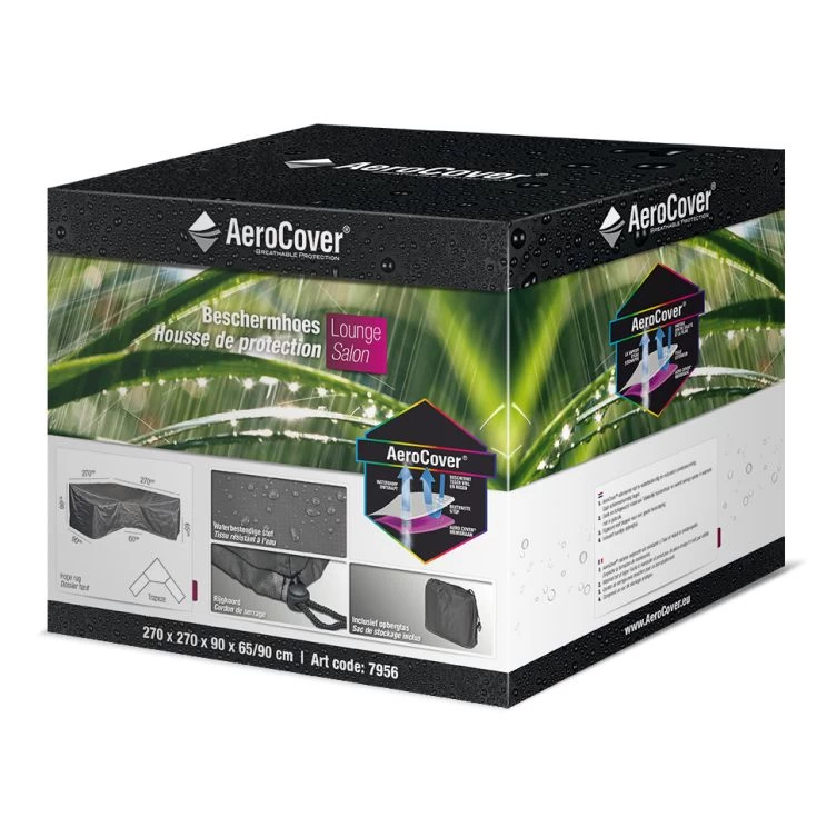 Aerocover Lounge Cover Trapeze 270x270x90 Cm 3 Aerocover Lounge Cover Trapeze 270x270x90 Cm