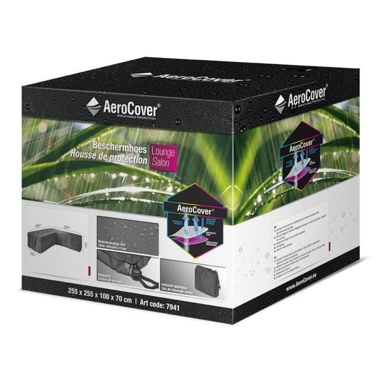 Aerocover Loungesethoes Hoek L-vorm 255x255x100x70 Cm 3 Aerocover Loungesethoes Hoek L-vorm 255x255x100x70 Cm
