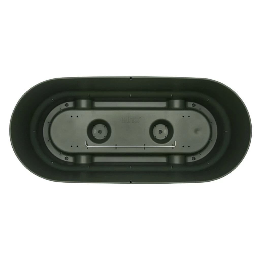 Elho Greenville Terrace Trough 60 Wheels Leaf Green 4 Elho Greenville Terrace Trough 60 Wheels Leaf Green - Afbeelding 2