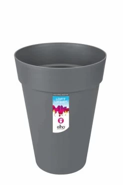 Elho Loft Urban Round High 35 Antraciet