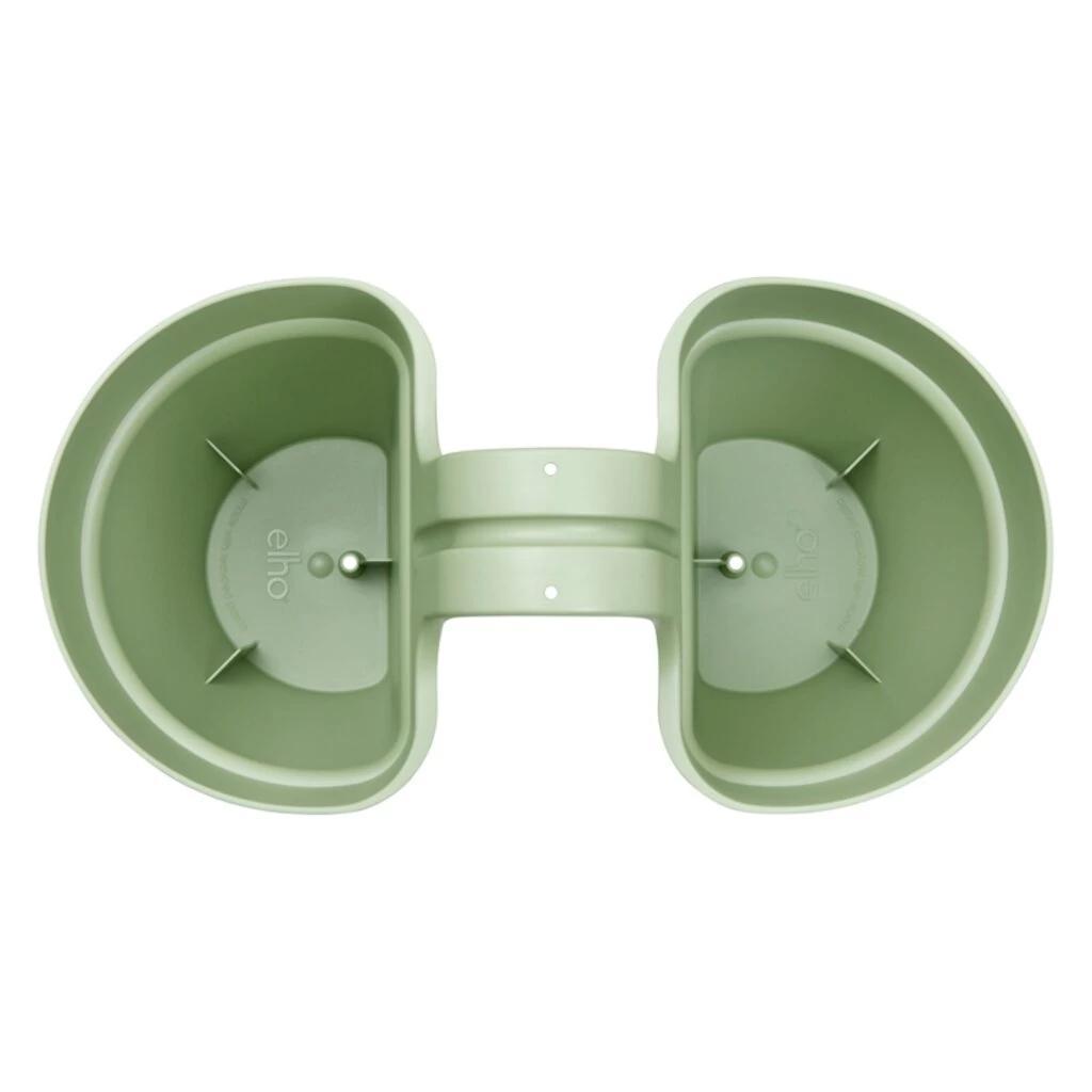 Elho Vibia Campana Flower Twin 21 Pistachegroen 5 Elho Vibia Campana Flower Twin 21 Pistachegroen - Afbeelding 3