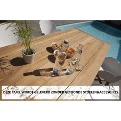 Exotan Stella Tafel 160 X 90 Cm Teak FSC -Tuin & Buiten exotan stella tafel 160 x 90 cm teak fsc l
