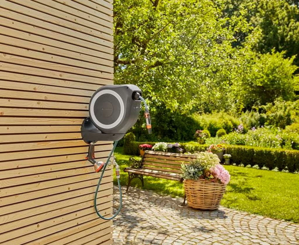 Gardena Wandslangenbox 15 Meter Rollup Wit 4 Gardena Wandslangenbox 15 Meter Rollup Wit - Afbeelding 2