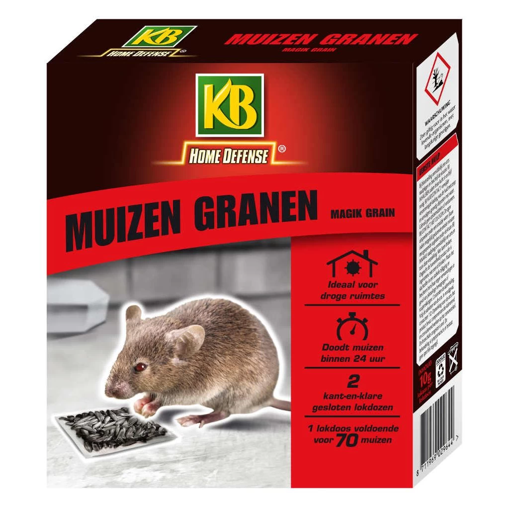 KB Muizen Granen Zwart Magik Grain 2 Stuks 3 KB Muizen Granen Zwart Magik Grain 2 Stuks