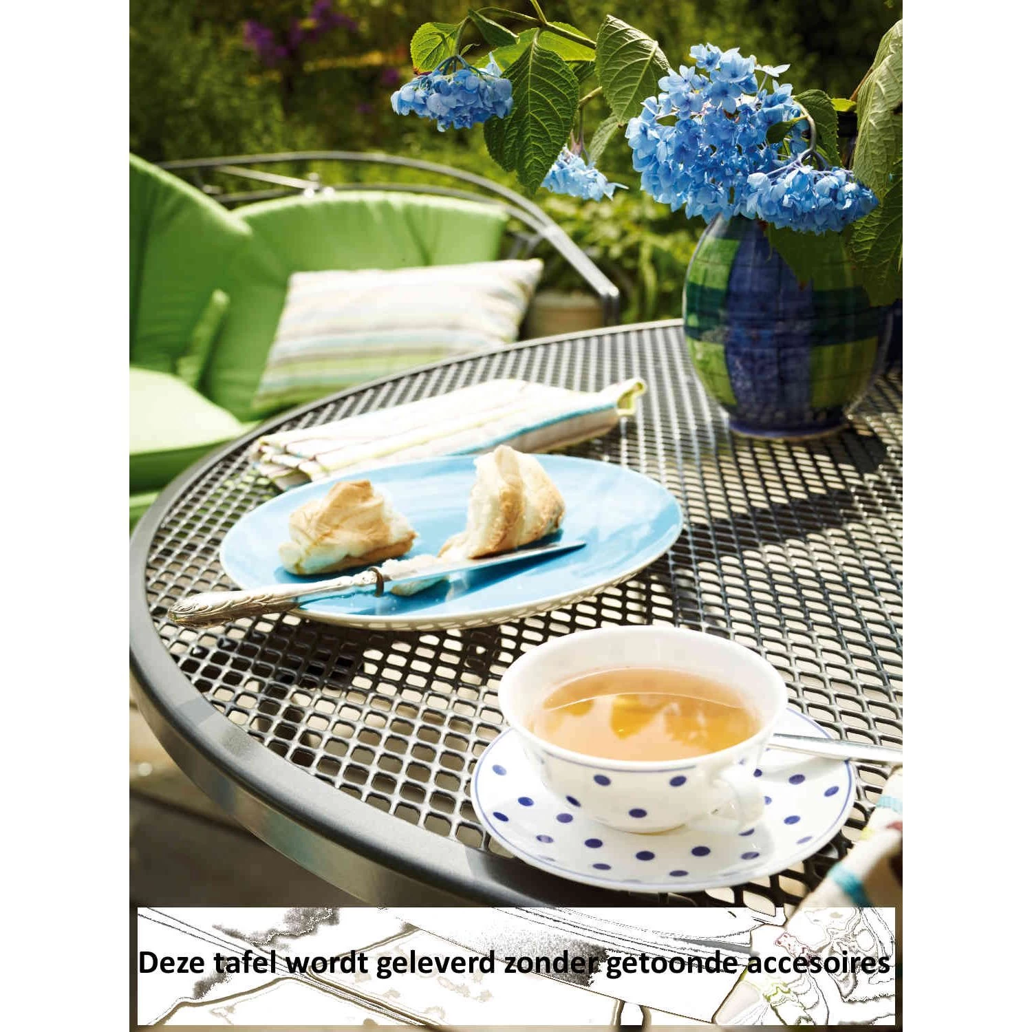 Kettler Tafel Strekmetaal 90 Cm Rond 5 Kettler Tafel Strekmetaal 90 Cm Rond - Afbeelding 3