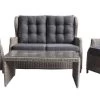 MeSaMi Ibiza Lounge Dining Set Kobo Grey