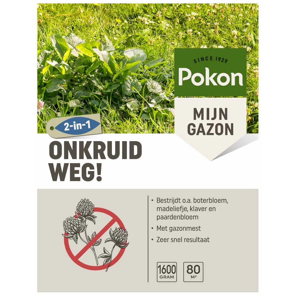 Pokon Onkruid Weg 1600 Gram 3 Pokon Onkruid Weg 1600 Gram