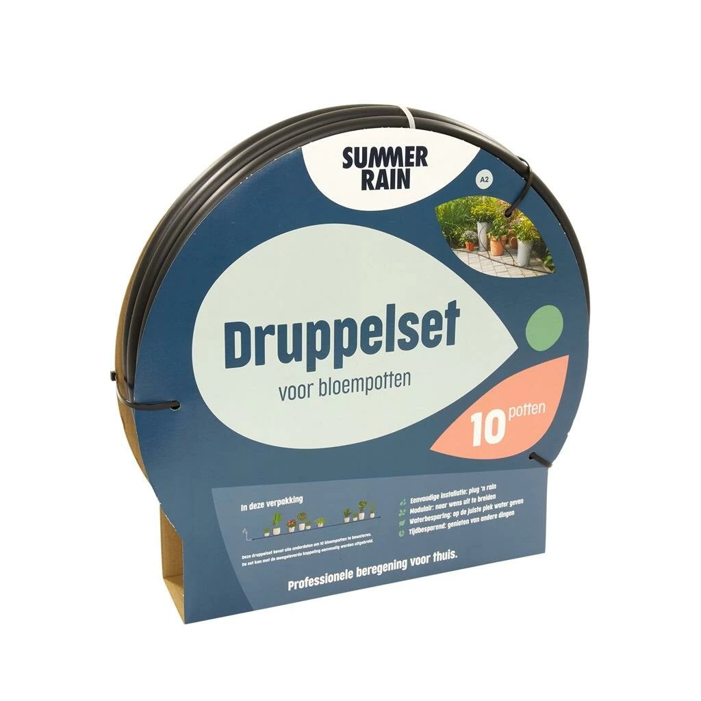Summerrain Druppelset Voor 10 Bloempotten 3 Summerrain Druppelset Voor 10 Bloempotten