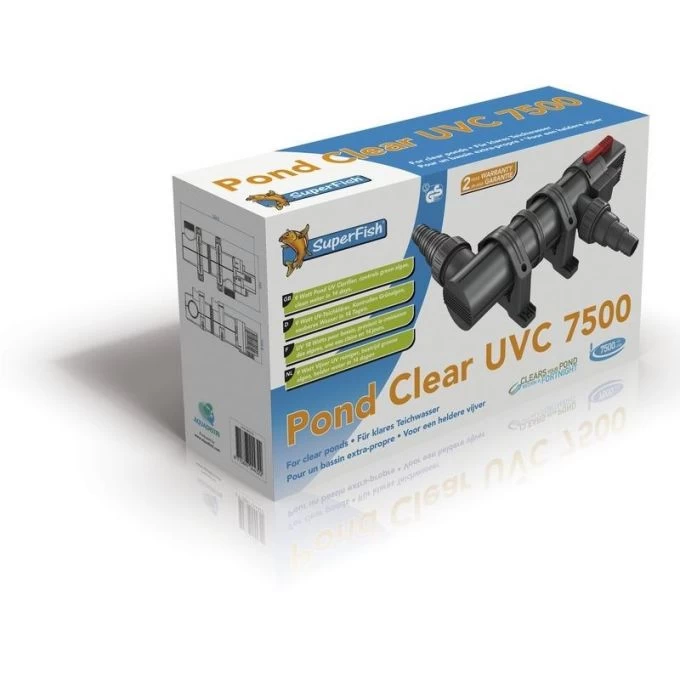 Superfish Pondclear Uvc 7.500 Liter 9w 3 Superfish Pondclear Uvc 7.500 Liter 9w