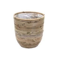 Van Der Leeden Rotan Pot Streep 20 Cm Naturel
