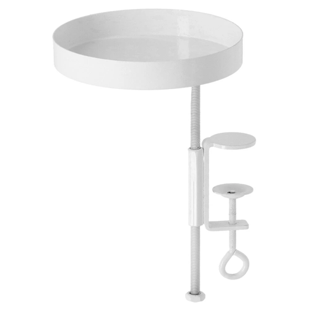 ESSCHERT DESIGN Vensterbankklem Met Plateau Wit S 3 ESSCHERT DESIGN Vensterbankklem Met Plateau Wit S