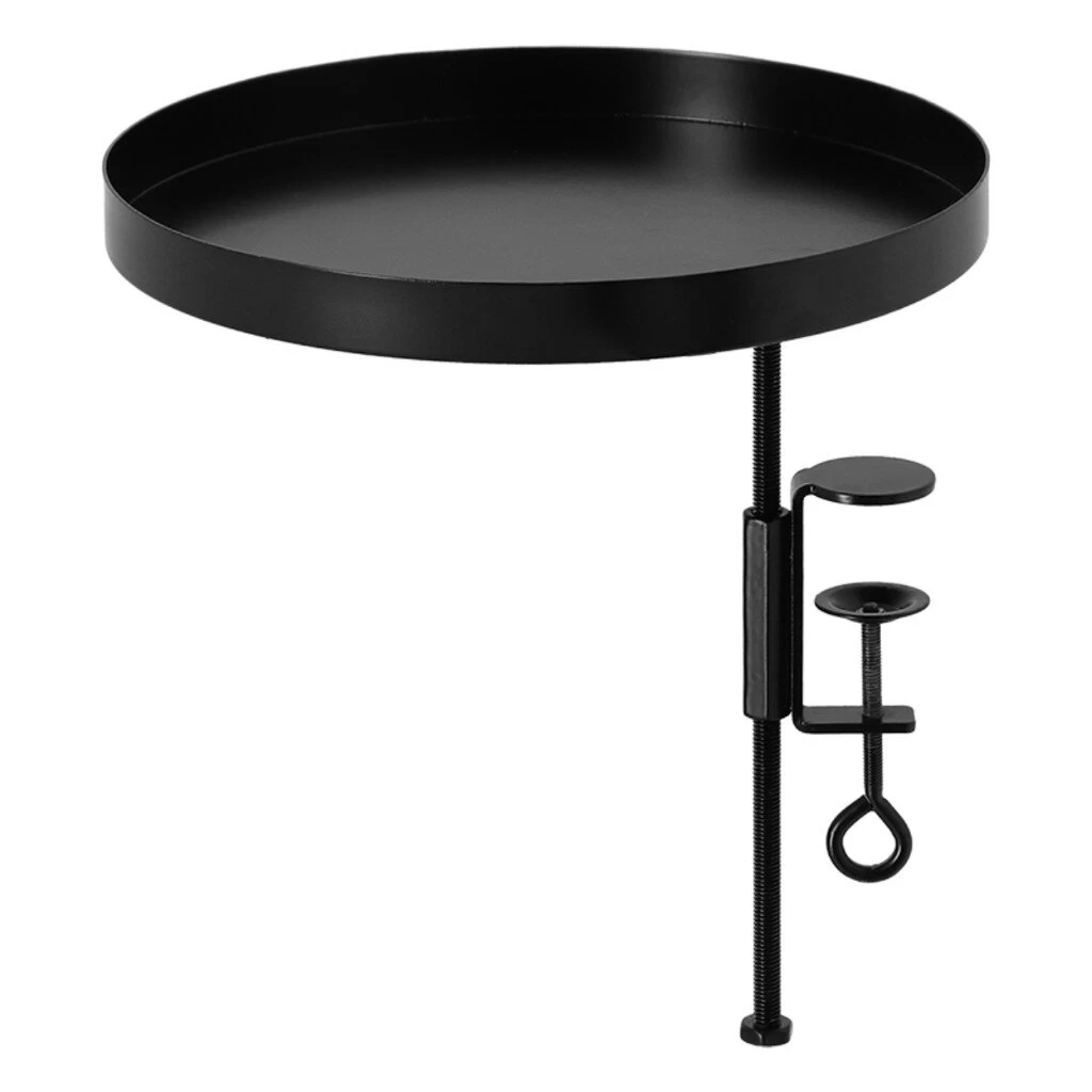 ESSCHERT DESIGN Vensterbankklem Met Plateau Zwart L 3 ESSCHERT DESIGN Vensterbankklem Met Plateau Zwart L