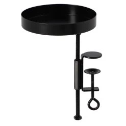 ESSCHERT DESIGN Vensterbankklem Met Plateau Zwart S