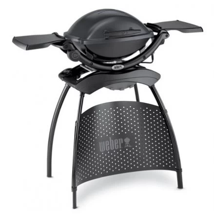 Weber Q 1400 Dark Grey Met Standaard 3 Weber Q 1400 Dark Grey Met Standaard